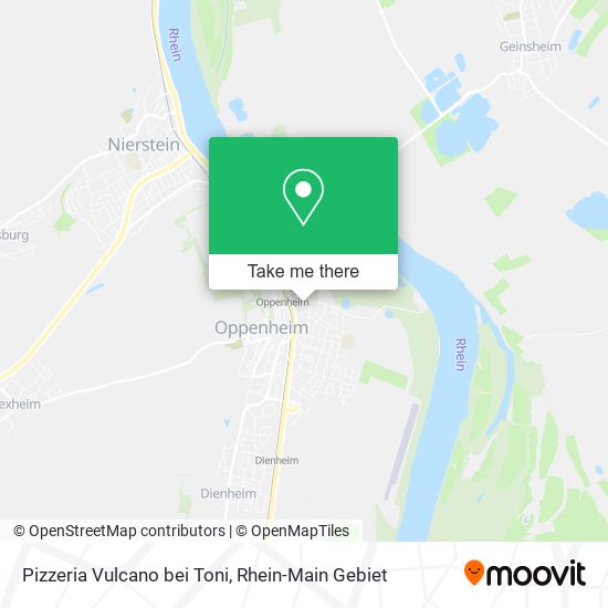 Pizzeria Vulcano bei Toni map
