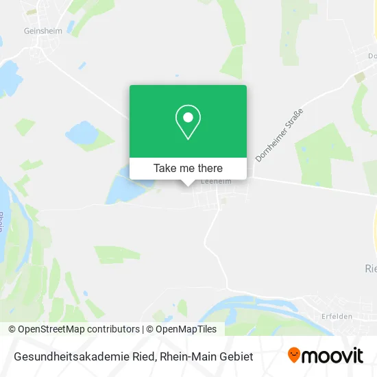 Карта Gesundheitsakademie Ried