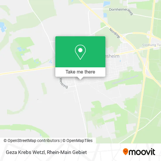 Карта Geza Krebs Wetzl