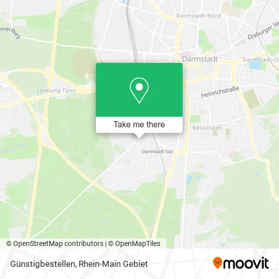 Карта Günstigbestellen