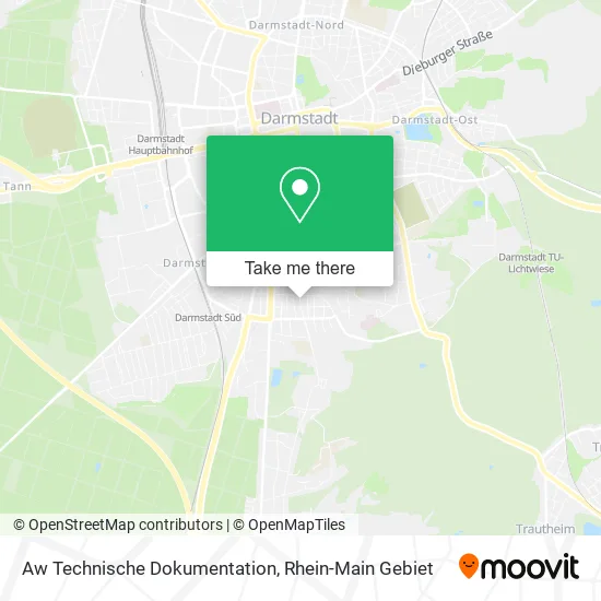 Карта Aw Technische Dokumentation