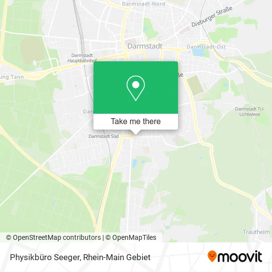 Physikbüro Seeger map