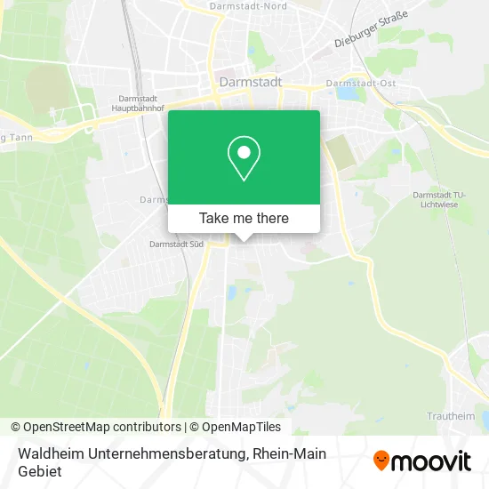 Карта Waldheim Unternehmensberatung