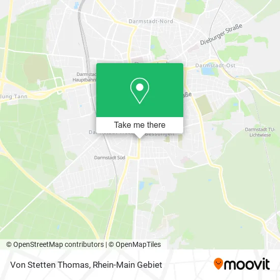 Карта Von Stetten Thomas