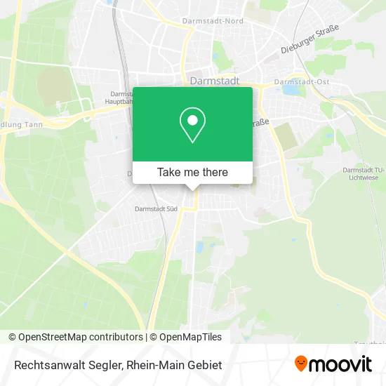 Карта Rechtsanwalt Segler