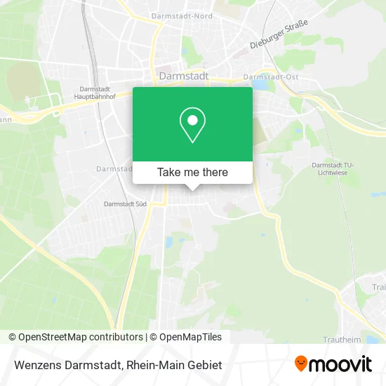 Карта Wenzens Darmstadt