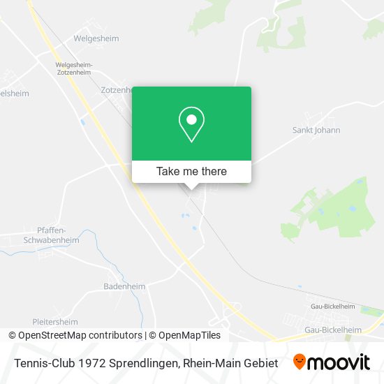 Tennis-Club 1972 Sprendlingen map