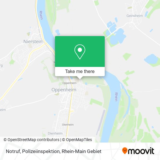 Notruf, Polizeiinspektion map