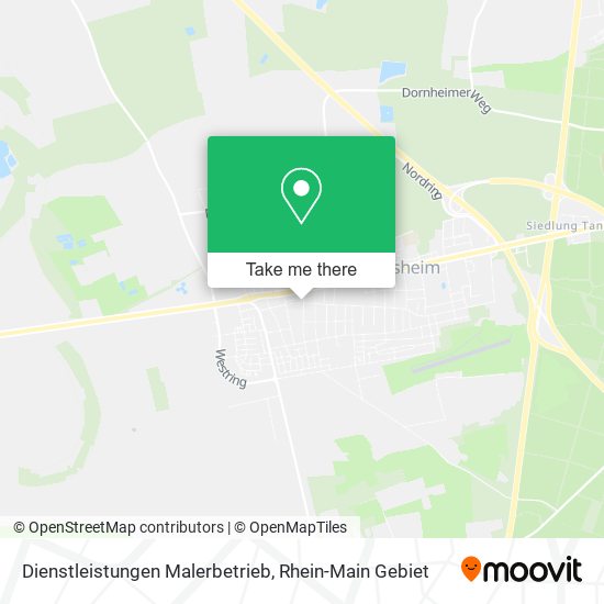 Dienstleistungen Malerbetrieb map