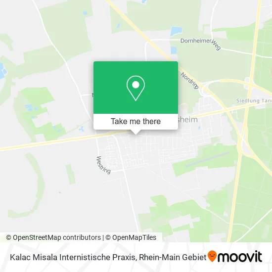Карта Kalac Misala Internistische Praxis