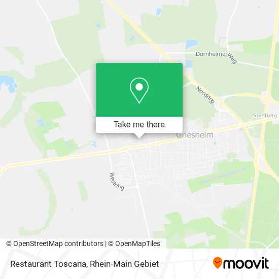 Карта Restaurant Toscana