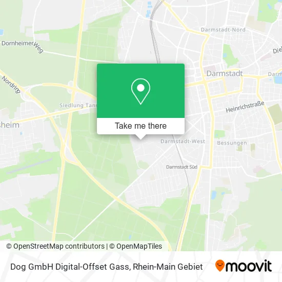 Карта Dog GmbH Digital-Offset Gass