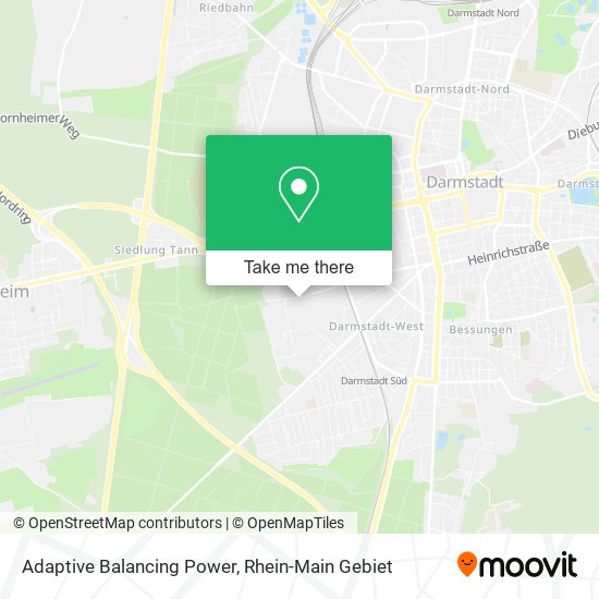 Adaptive Balancing Power map
