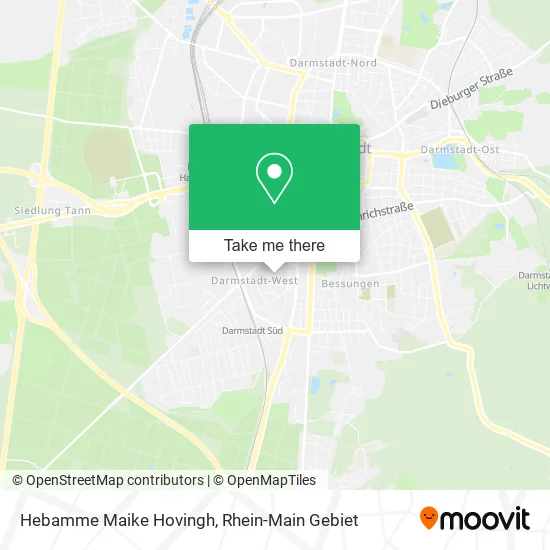 Карта Hebamme Maike Hovingh