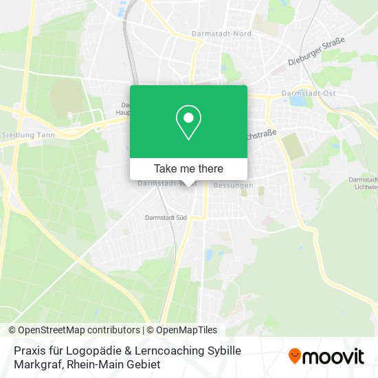 Praxis für Logopädie & Lerncoaching Sybille Markgraf map