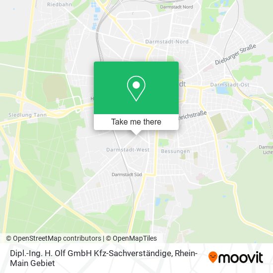 Dipl.-Ing. H. Olf GmbH Kfz-Sachverständige map