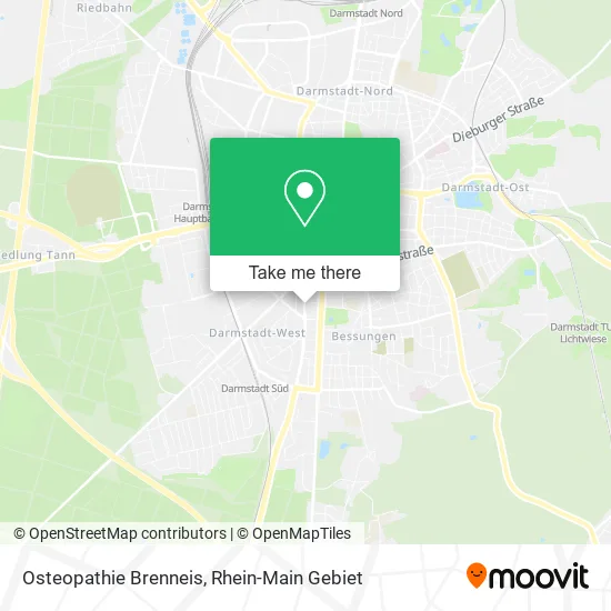 Карта Osteopathie Brenneis