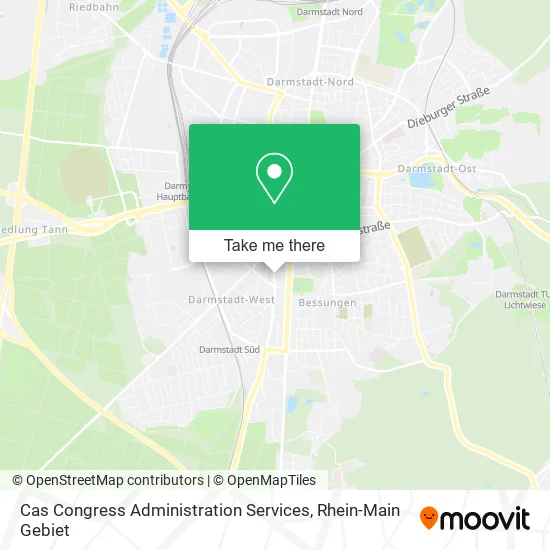 Карта Cas Congress Administration Services