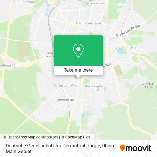 Карта Deutsche Gesellschaft für Dermatochirurgie