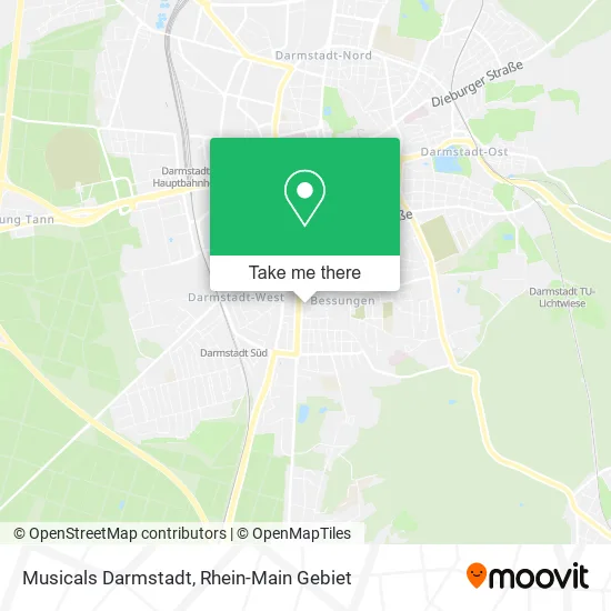 Карта Musicals Darmstadt