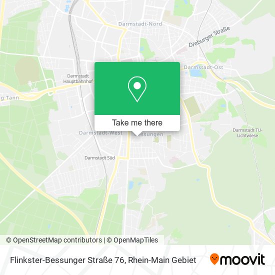 Flinkster-Bessunger Straße 76 map