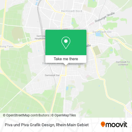 Карта Piva und Piva Grafik-Design