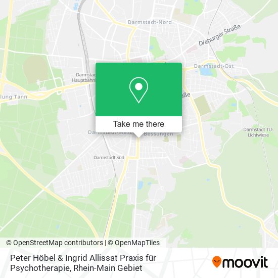 Peter Höbel & Ingrid Allissat Praxis für Psychotherapie map