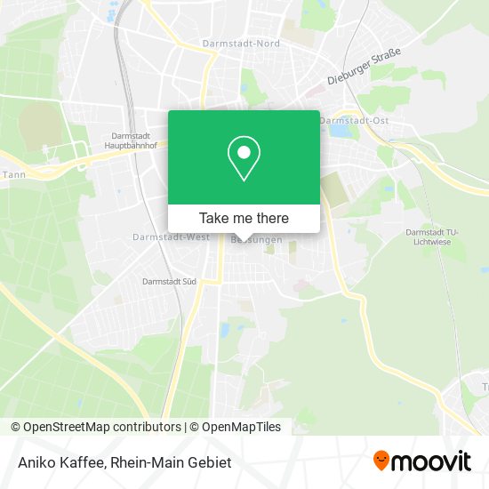 Карта Aniko Kaffee