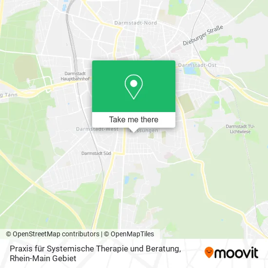 Карта Praxis für Systemische Therapie und Beratung