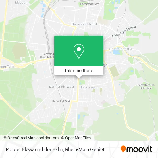 Карта Rpi der Ekkw und der Ekhn