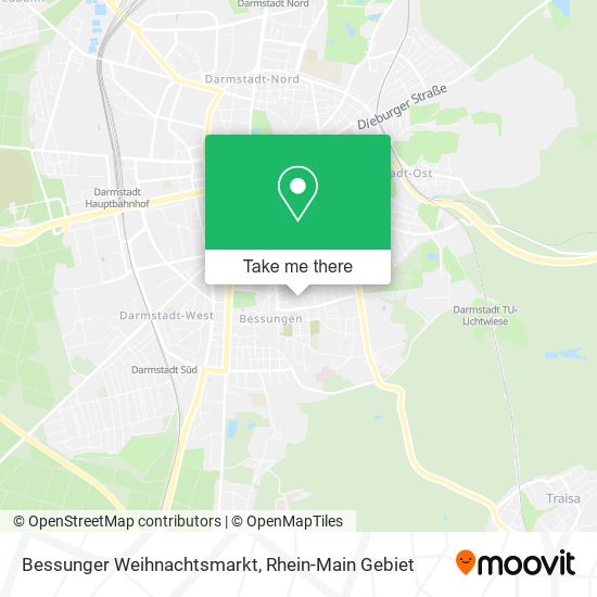Bessunger Weihnachtsmarkt map
