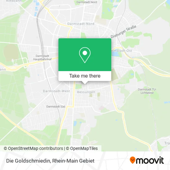 Карта Die Goldschmiedin