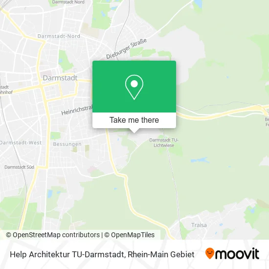 Карта Help Architektur TU-Darmstadt