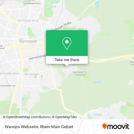 Карта Wareips Webseite