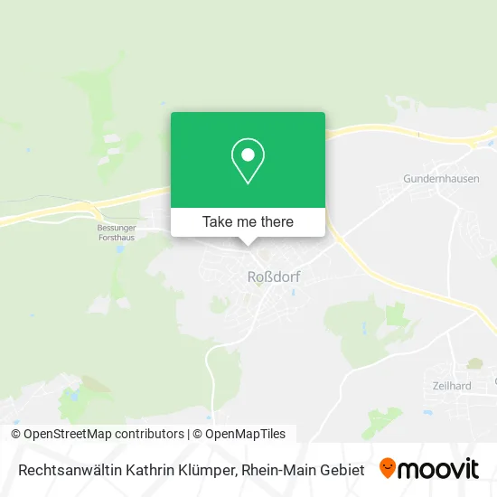 Карта Rechtsanwältin Kathrin Klümper
