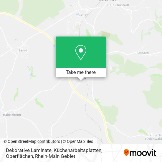 Карта Dekorative Laminate, Küchenarbeitsplatten, Oberflächen