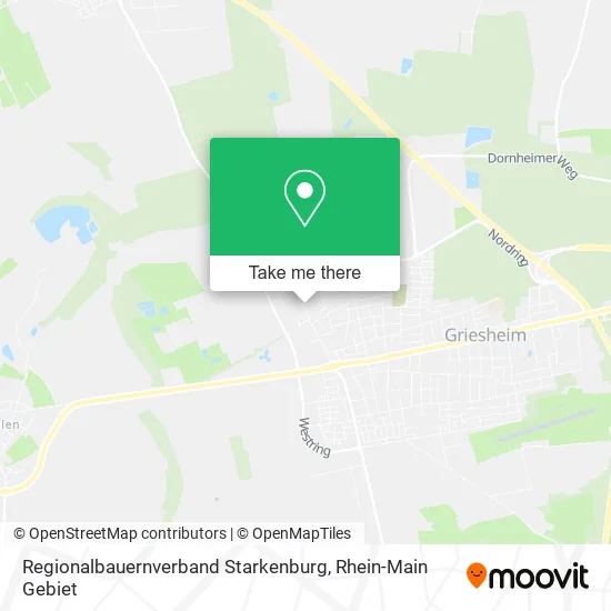 Карта Regionalbauernverband Starkenburg
