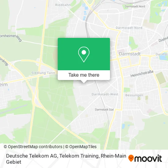 Карта Deutsche Telekom AG, Telekom Training