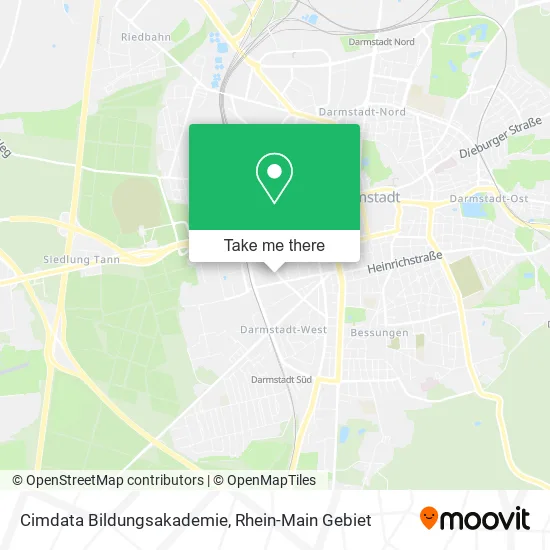 Карта Cimdata Bildungsakademie