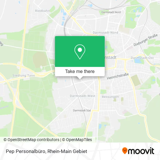 Карта Pep Personalbüro
