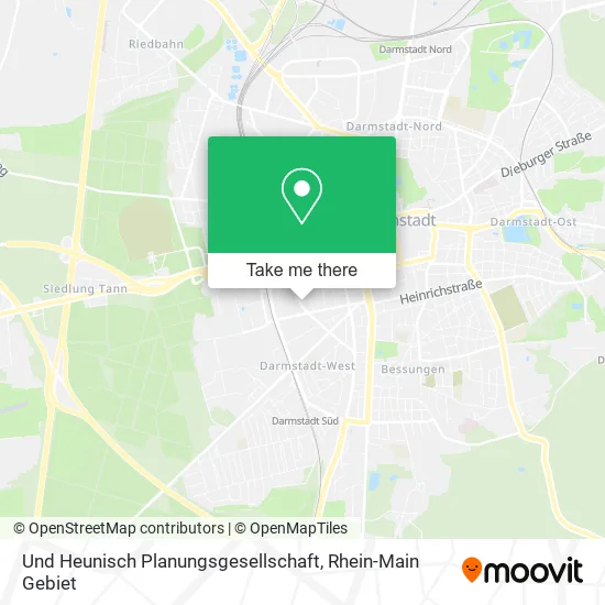Карта Und Heunisch Planungsgesellschaft