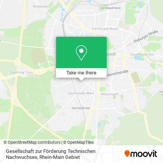Gesellschaft zur Förderung Technischen Nachwuchses map