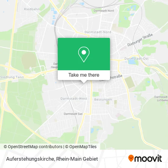 Карта Auferstehungskirche