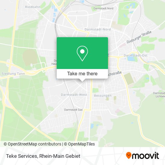 Карта Teke Services