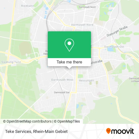 Карта Teke Services