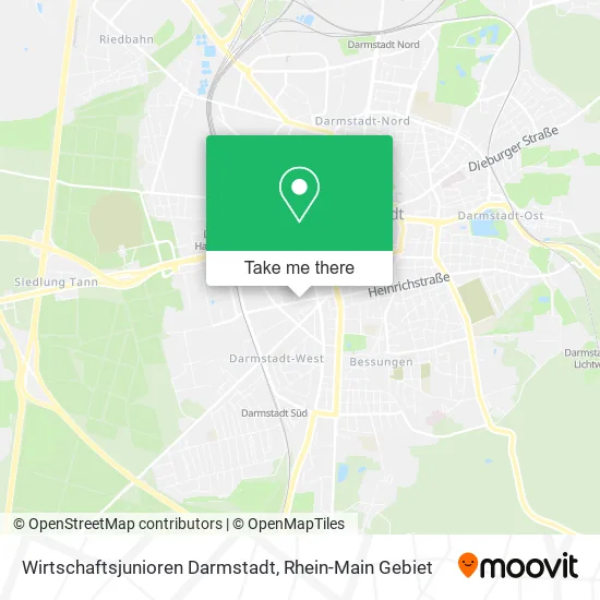 Карта Wirtschaftsjunioren Darmstadt