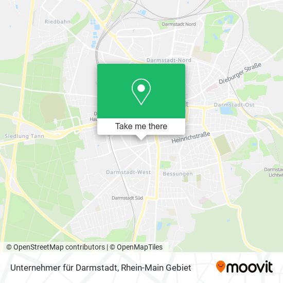 Unternehmer für Darmstadt map