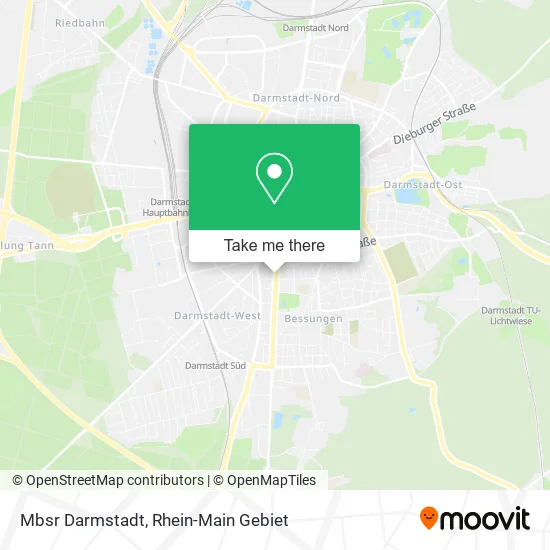 Карта Mbsr Darmstadt