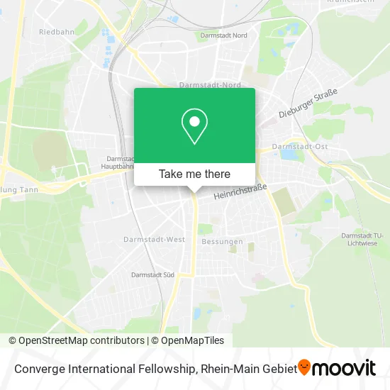 Карта Converge International Fellowship