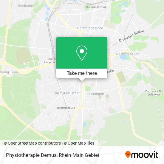 Карта Physiotherapie Demus